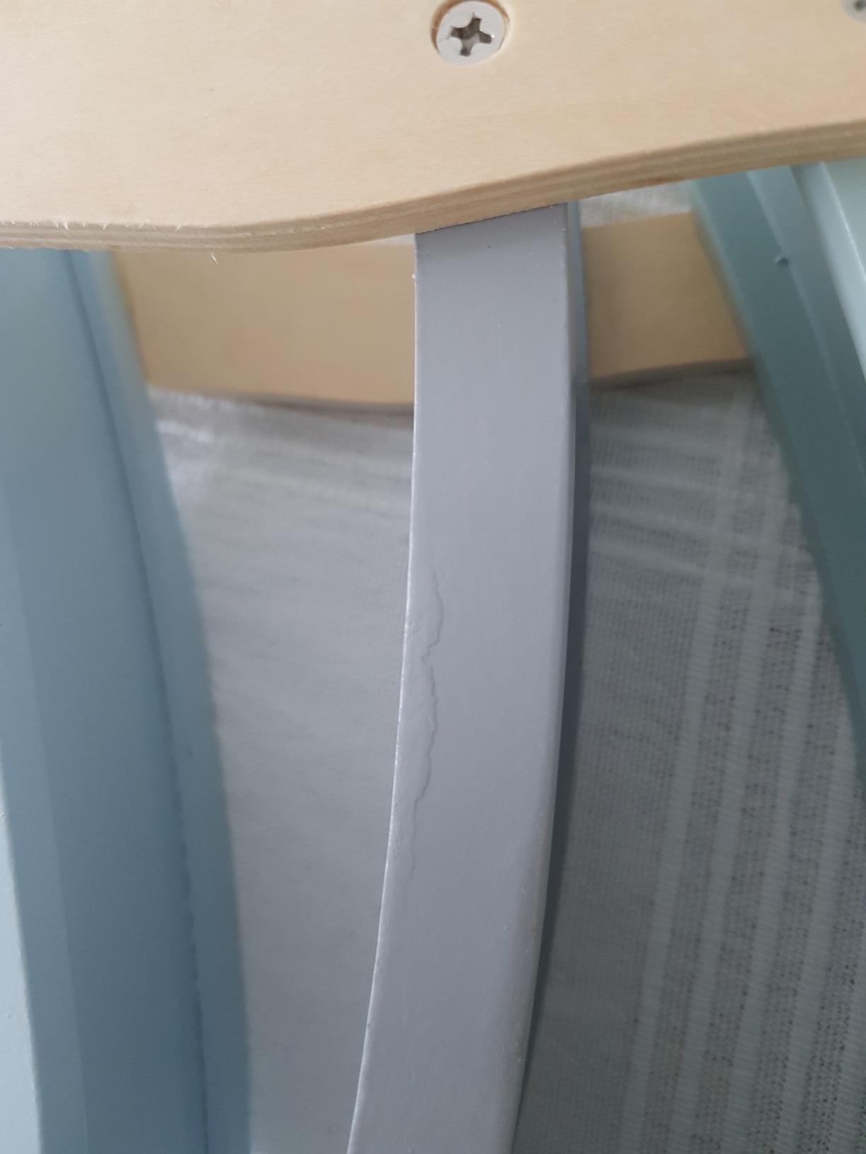 Farbe blättert ab