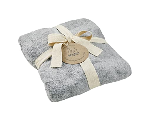 rotho-babydesign-baby-badeponcho-one-size-stone-grey-bambus image 8
