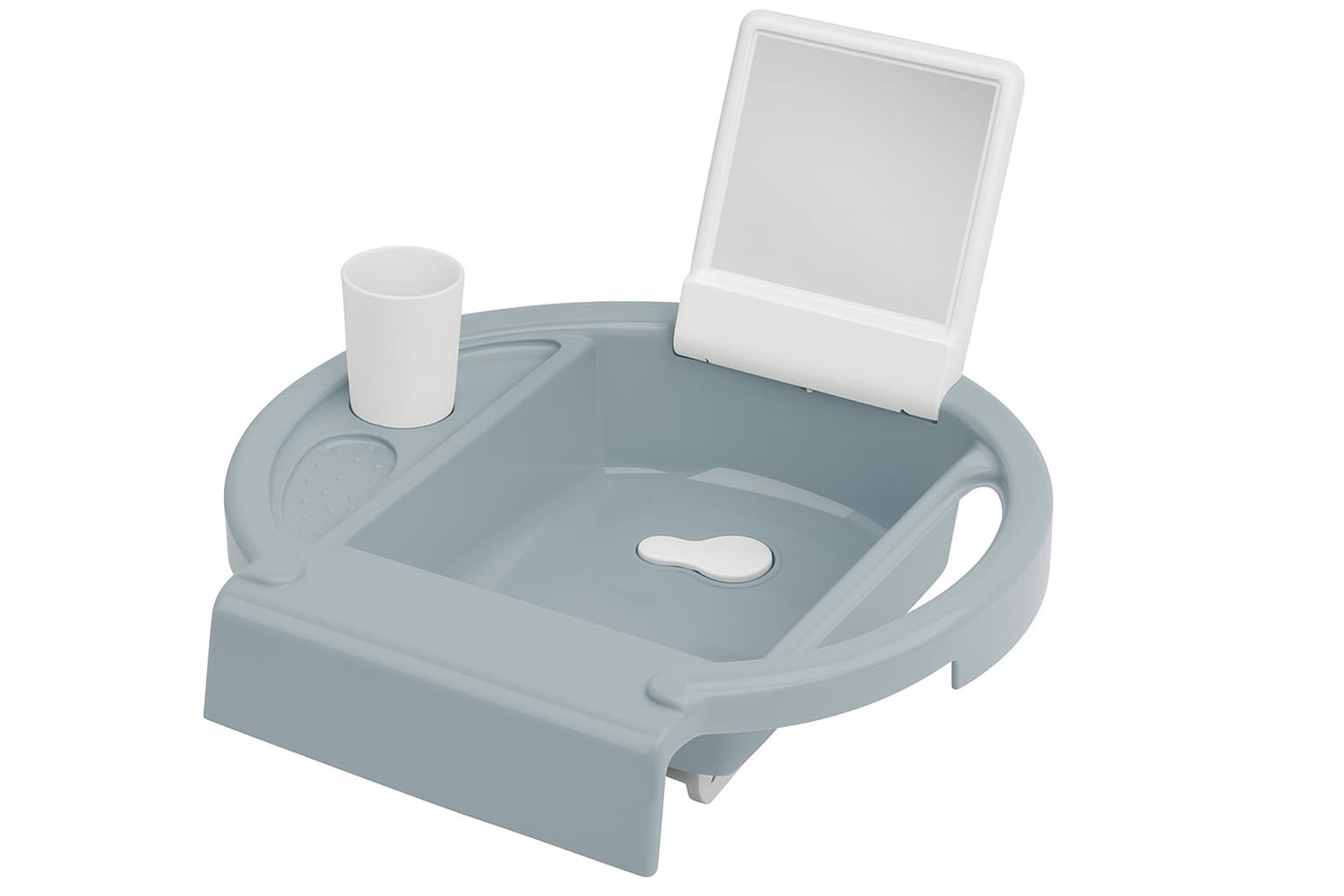 rotho-babydesign-kiddy-wash-kinderwaschbecken-gr-n-f-r-badewanne image 7