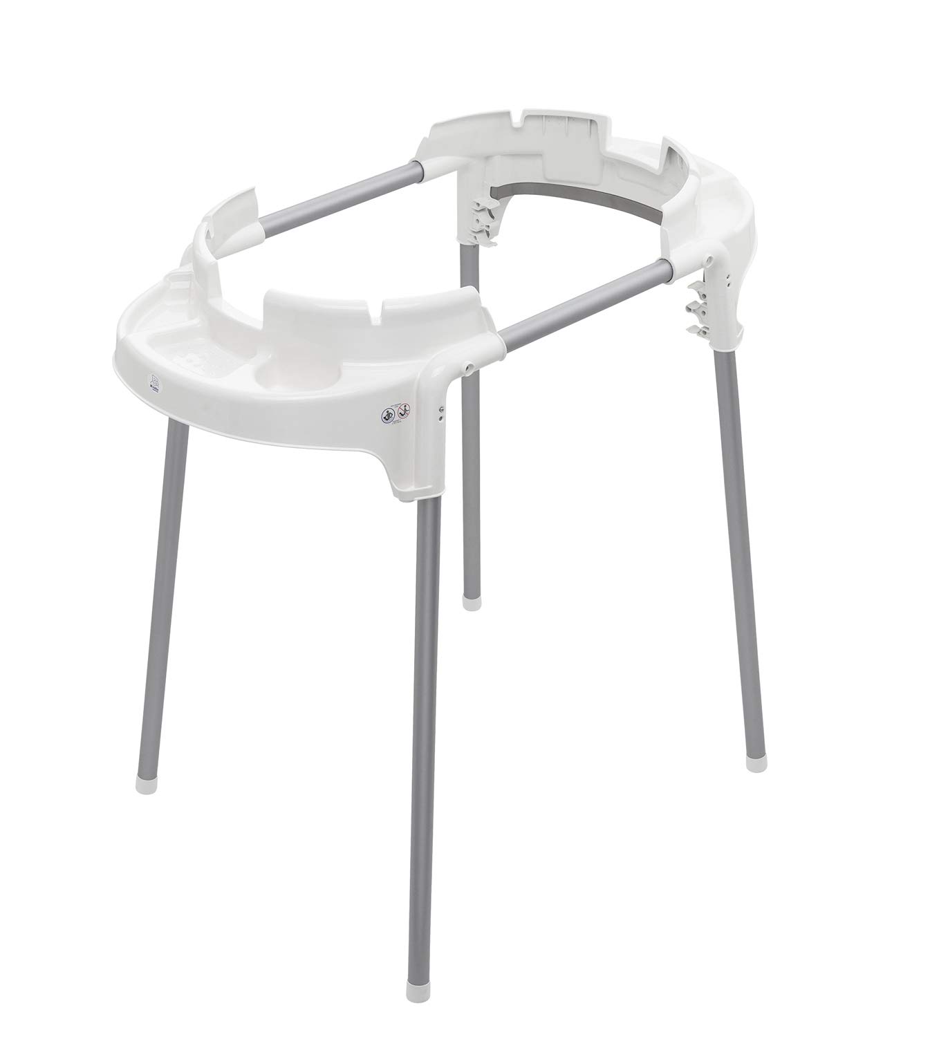 rotho-babydesign-top-badestation-mit-badewanne-und-gestell-wei image 4