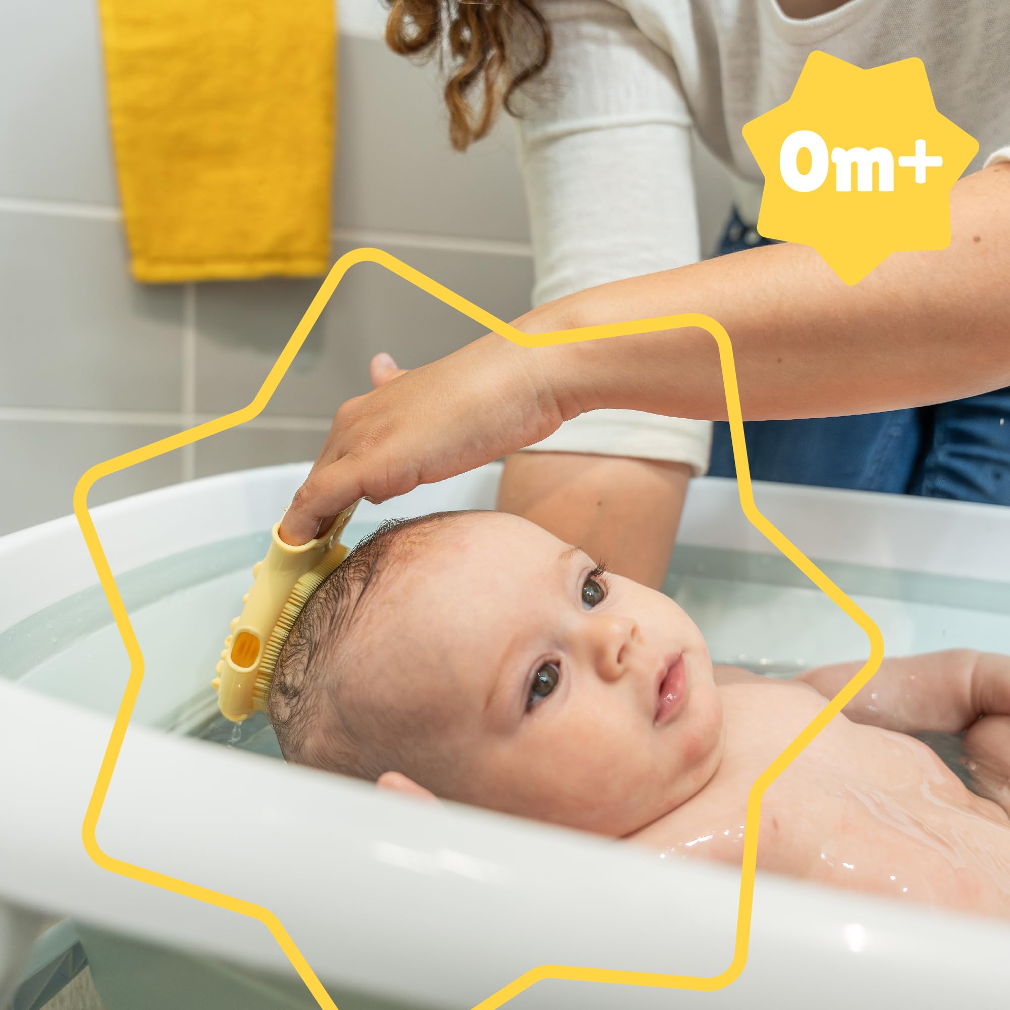 badabulle-2-in-1-massageb-rste-aus-silikon-f-r-milchschorf-und-badew-sche image 2