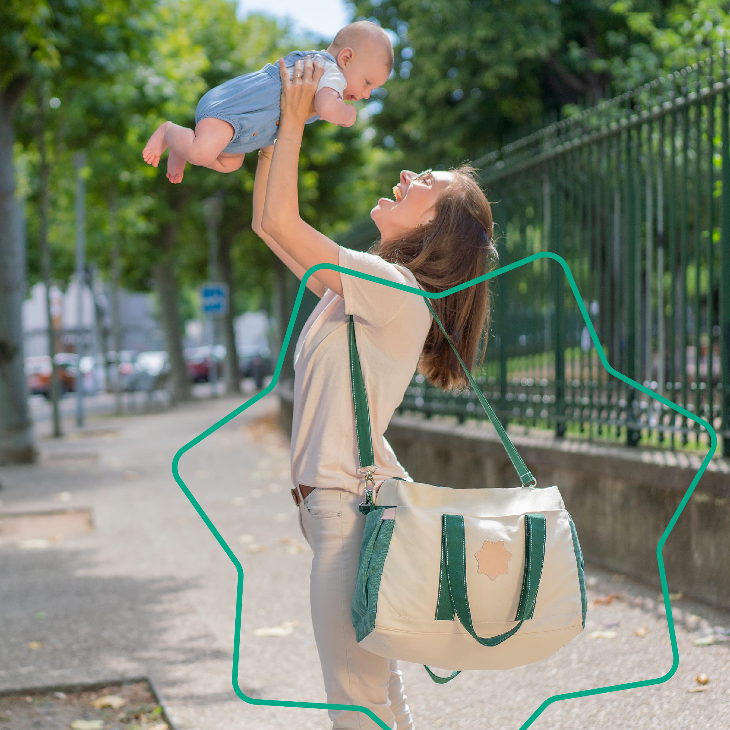 badabulle-oasis-wickelrucksack-kinderrucksack-set image 2