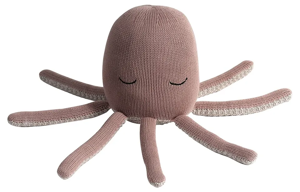 kindsgut-kuscheltier-oktopus-gestrickt-100-baumwolle image 1