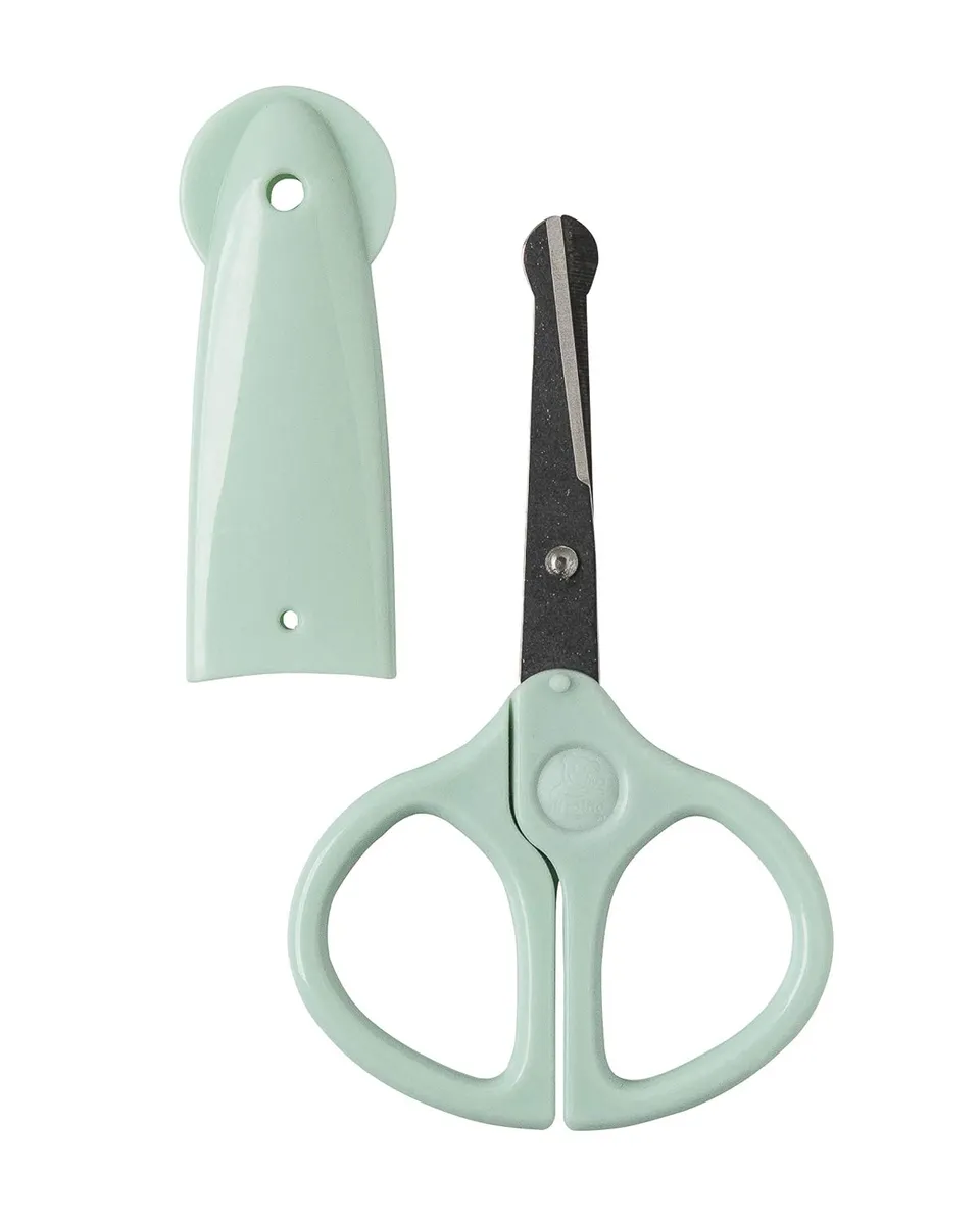 rotho-babydesign-babynagelschere-mit-schutzkappe-swedish-green image 1
