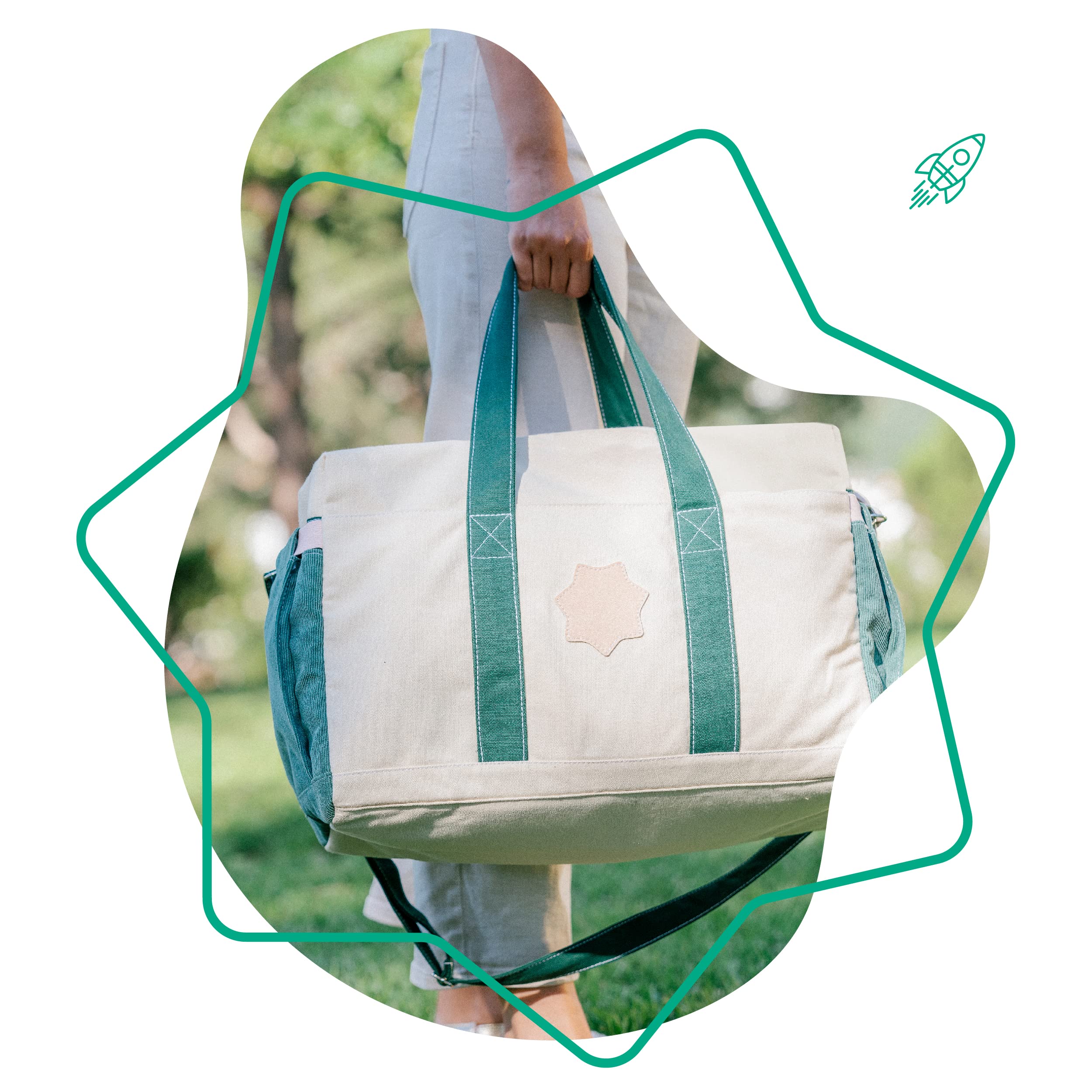 badabulle-oasis-wickelrucksack-kinderrucksack-set image 3