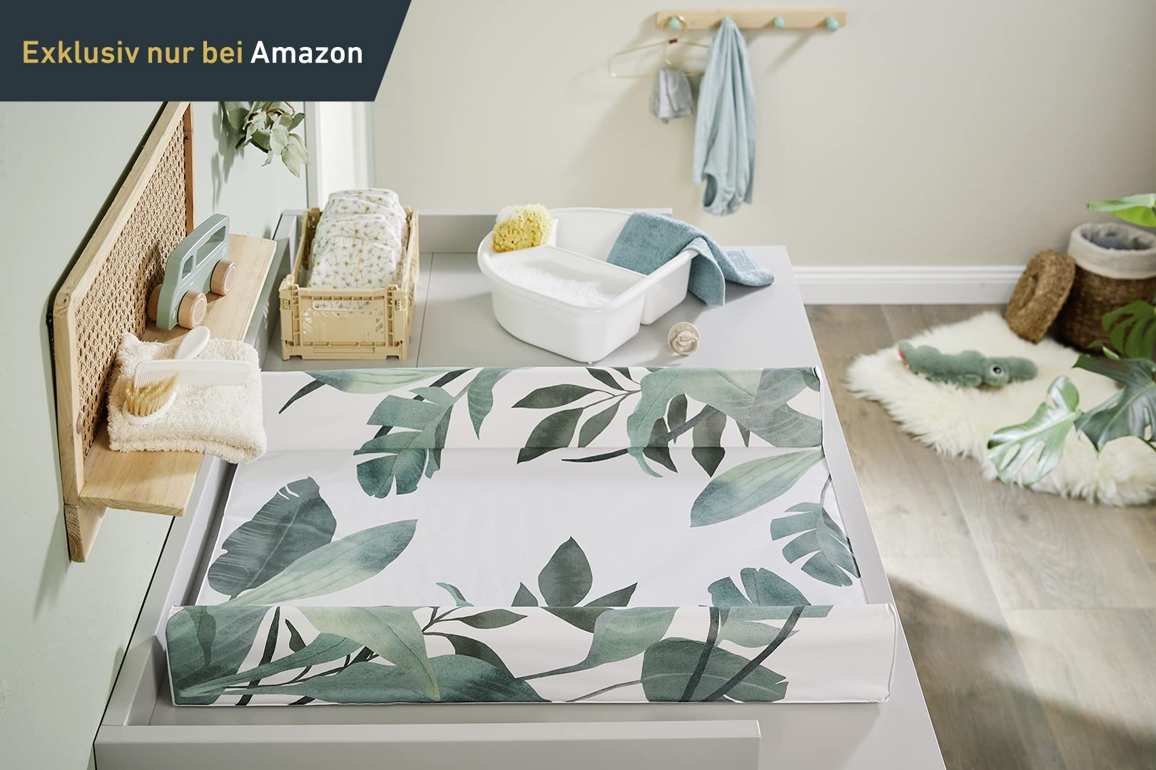 rotho-babydesign-wickelauflage-keil-50-x-70-cm-soft-tropical-abwaschbar-wasserdi image 7
