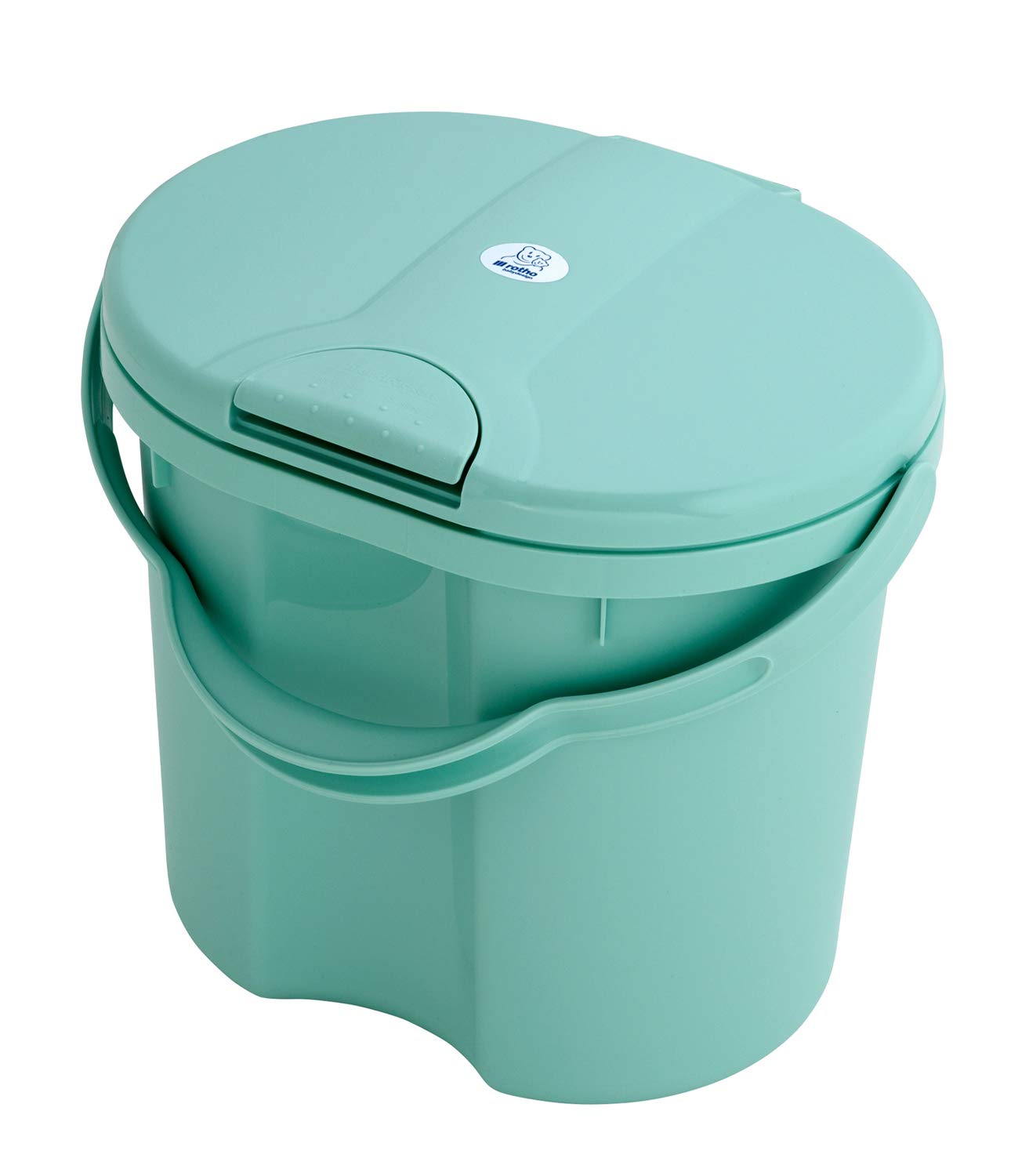 rotho-babydesign-top-windeleimer-11l-tipp-deckel-swedish-green-mintgr-n image 1