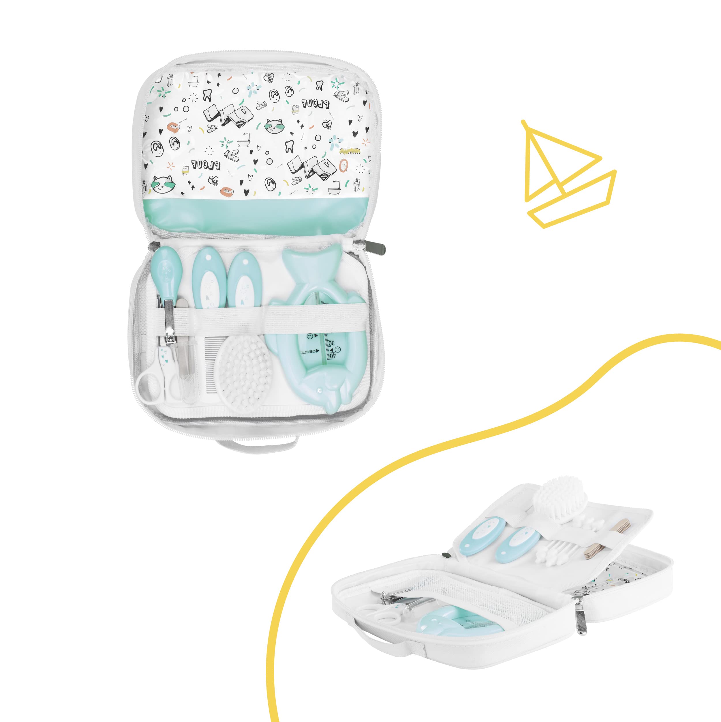badabulle-baby-splash-pflegeset-7-teilig-transparent image 4
