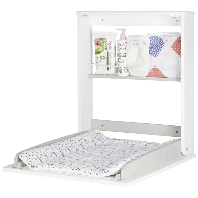 badabulle-wandwickeltisch-splash-klappbarer-wickeltisch-mit-regalfach-wickelaufl image 1