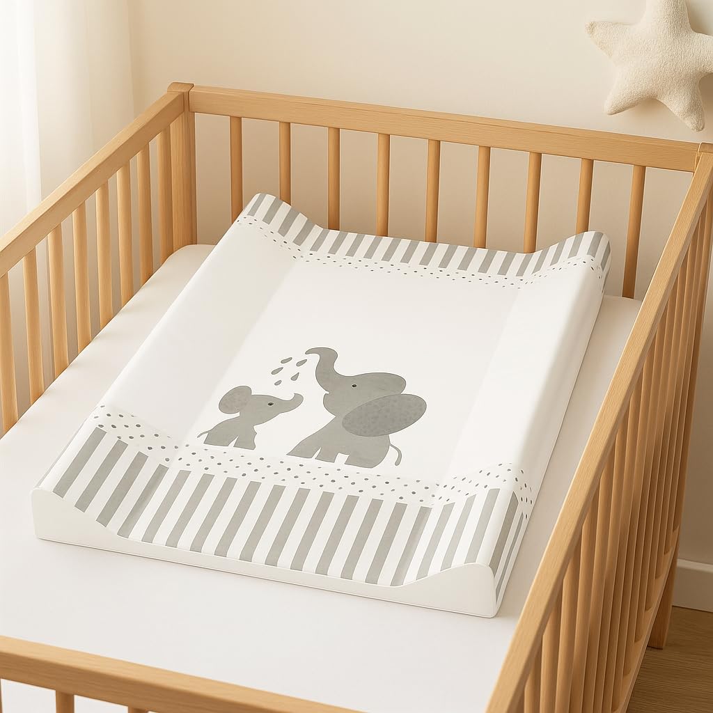 rotho-babydesign-bella-bambina-wickelauflage-keil-50x70-cm-modern-elephant image 5