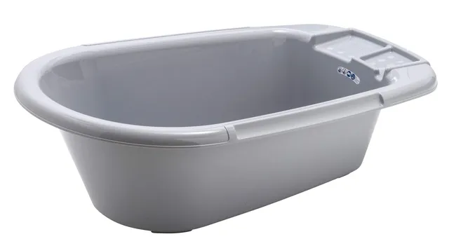 rotho-babydesign-bella-bambina-baby-badewanne-stone-grey image 1