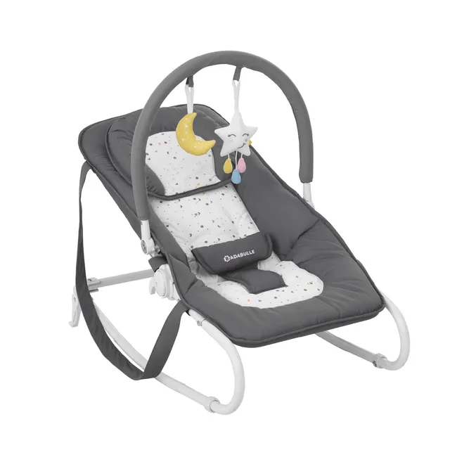 badabulle-easy-moonlight-babywippe-mit-kopfst-tze-und-spielbogen image 1