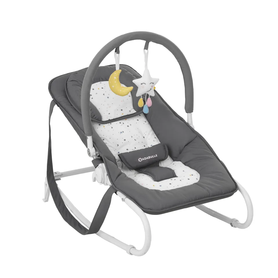 badabulle-easy-moonlight-babywippe-mit-kopfst-tze-und-spielbogen image 1