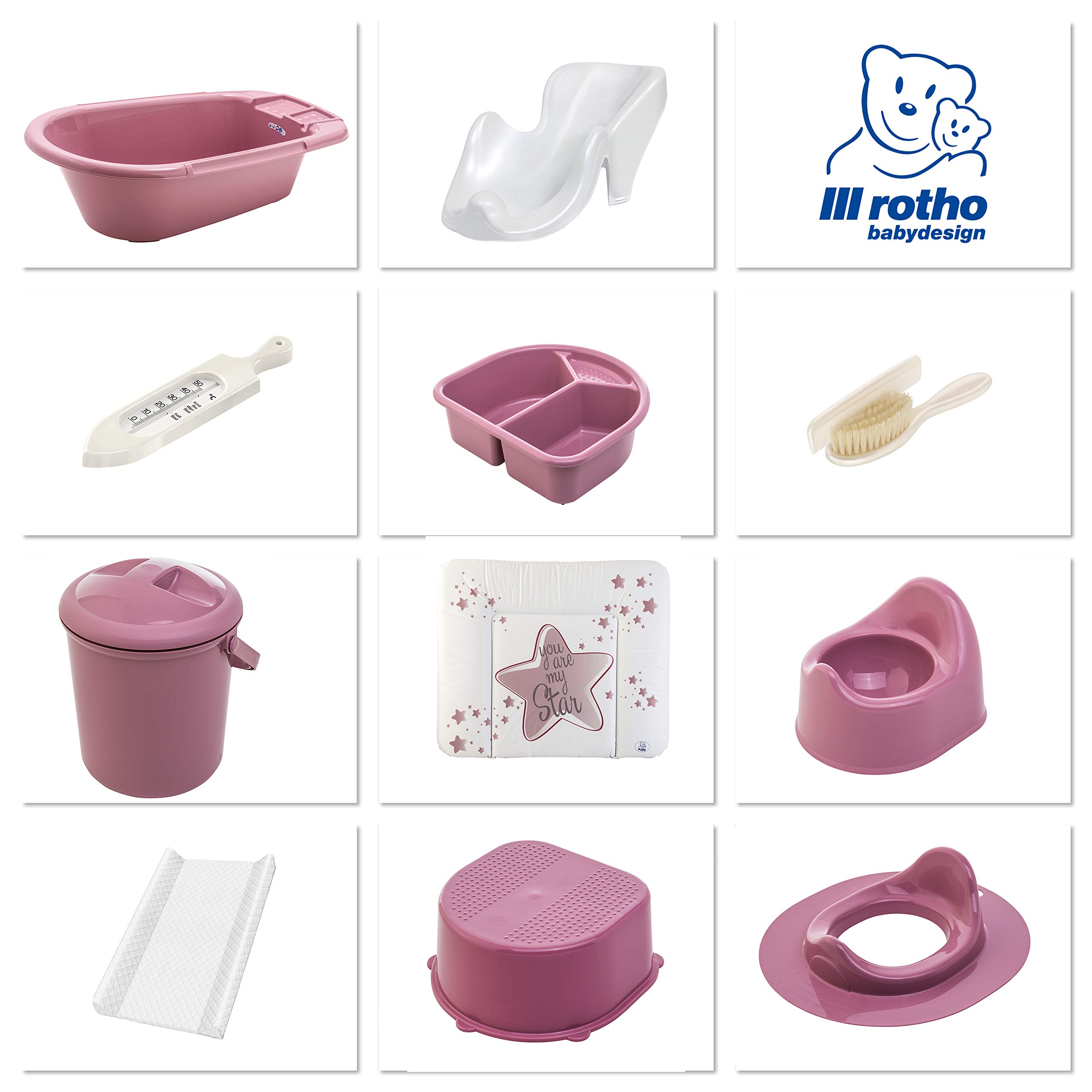 rotho-babydesign-bella-bambina-waschsch-ssel-4-liter-mit-2-kammern-und-seifenabl image 6