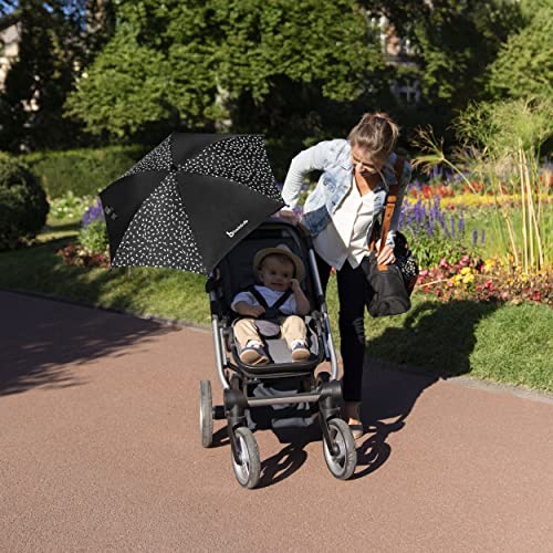 badabulle-sonnenschirm-schwarz-universal-schirm-80-cm-f-r-kinderwagen image 8