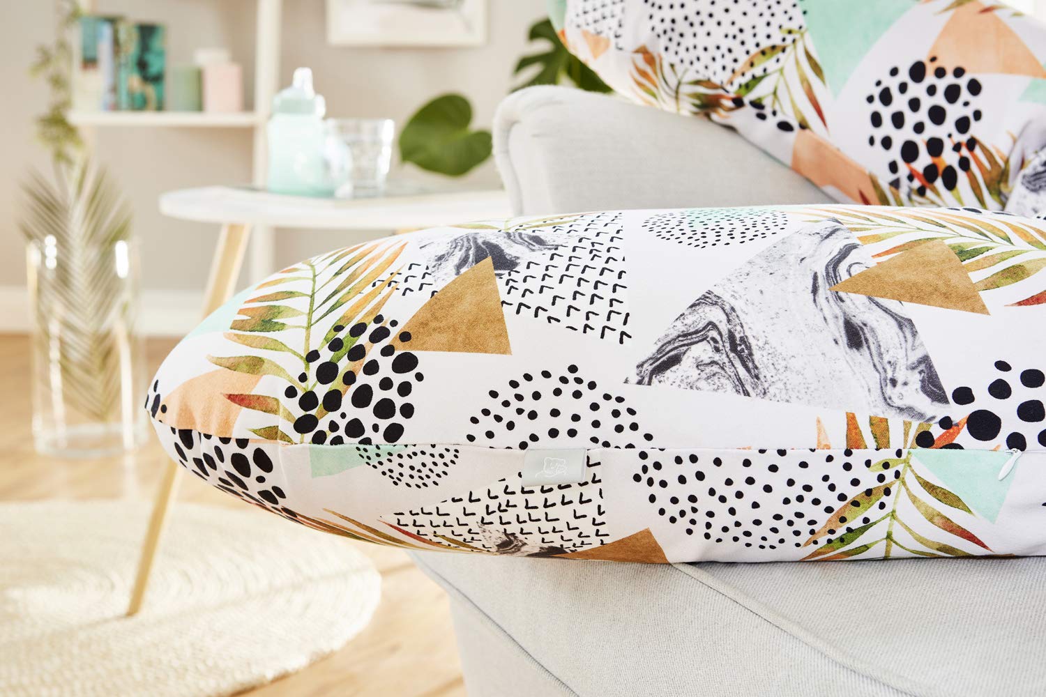 rotho-babydesign-stillkissen-multi-190-x-35-cm-modern-paradise image 3