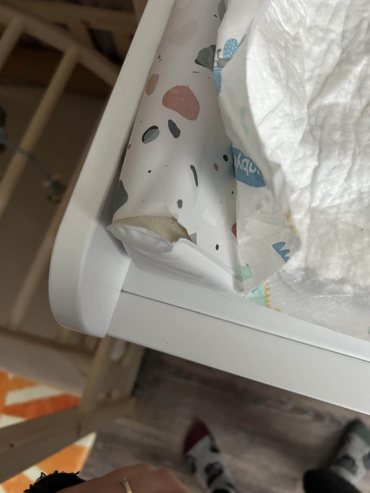Naht löst sich an der Ecke