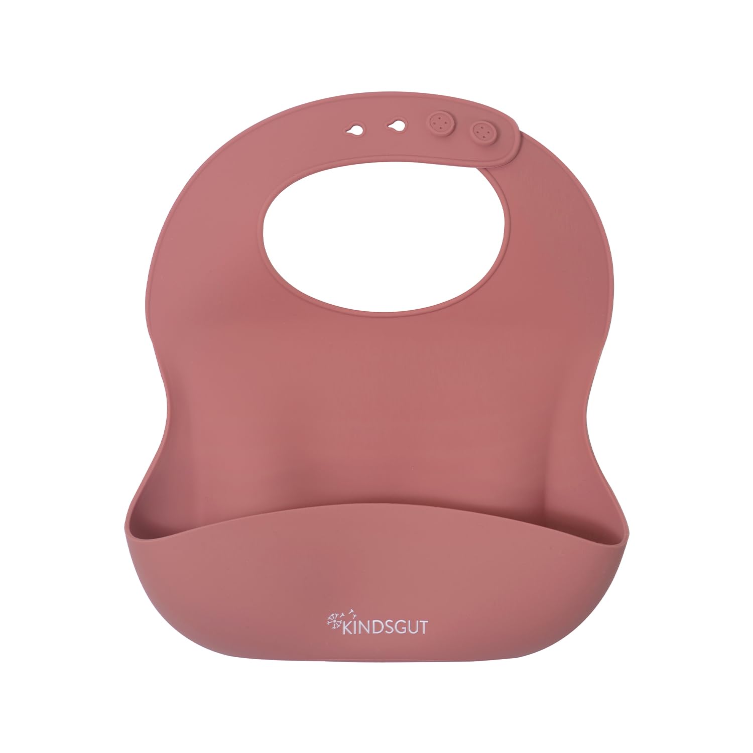 kindsgut-silikonl-tzchen-mit-auffangschale-altrosa-babyl-tzchen-bpa-frei image 1