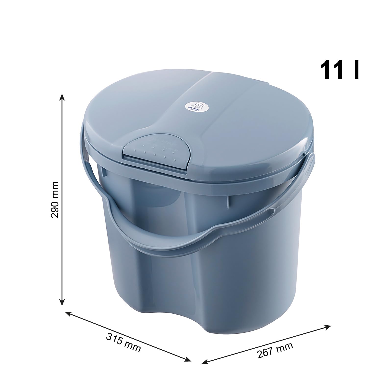 rotho-babydesign-top-windeleimer-recycelt-11-l-geruchsdicht-ohne-kassetten-blau image 4