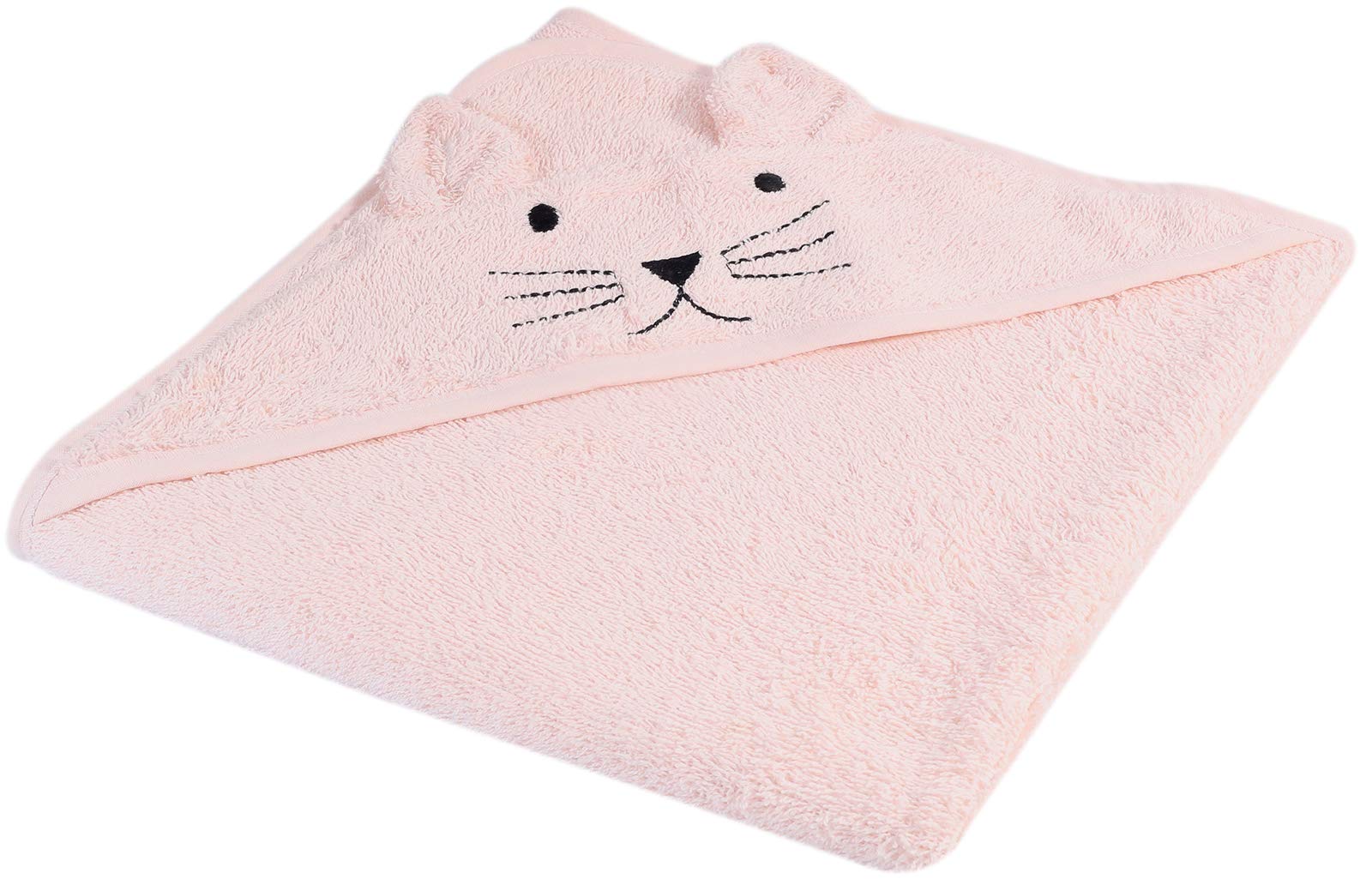 kindsgut-baby-kapuzenhandtuch-katze-rosa-75-x-75-cm-baumwolle image 5