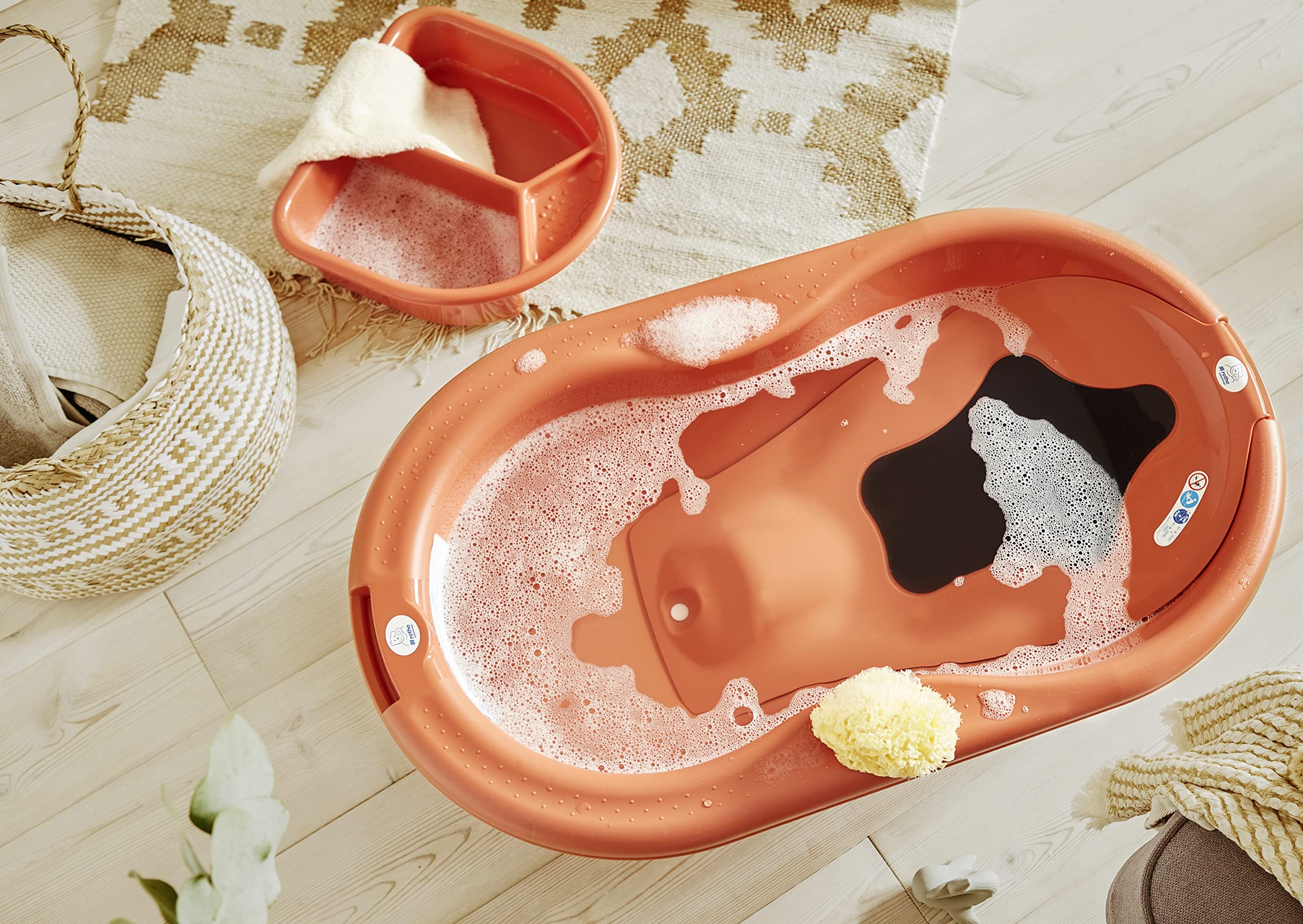 rotho-babydesign-top-badewanne-babybadewanne-mit-ablauf-und-anti-rutsch image 5