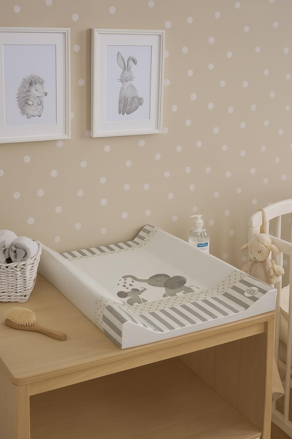 rotho-babydesign-bella-bambina-wickelauflage-keil-50x70-cm-modern-elephant image 7