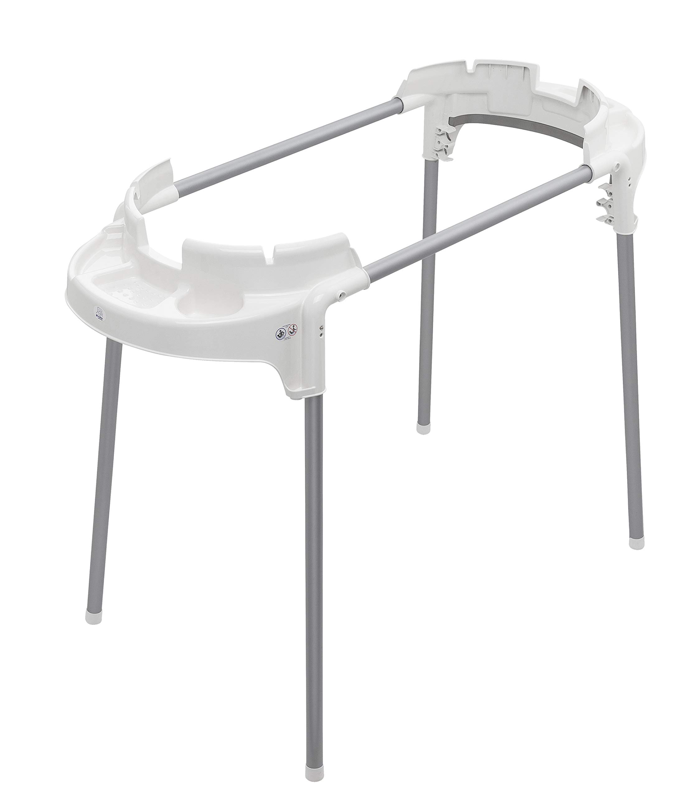 rotho-babydesign-top-xtra-badestation-wei-babybadewanne-mit-gestell-und-wannenei image 4