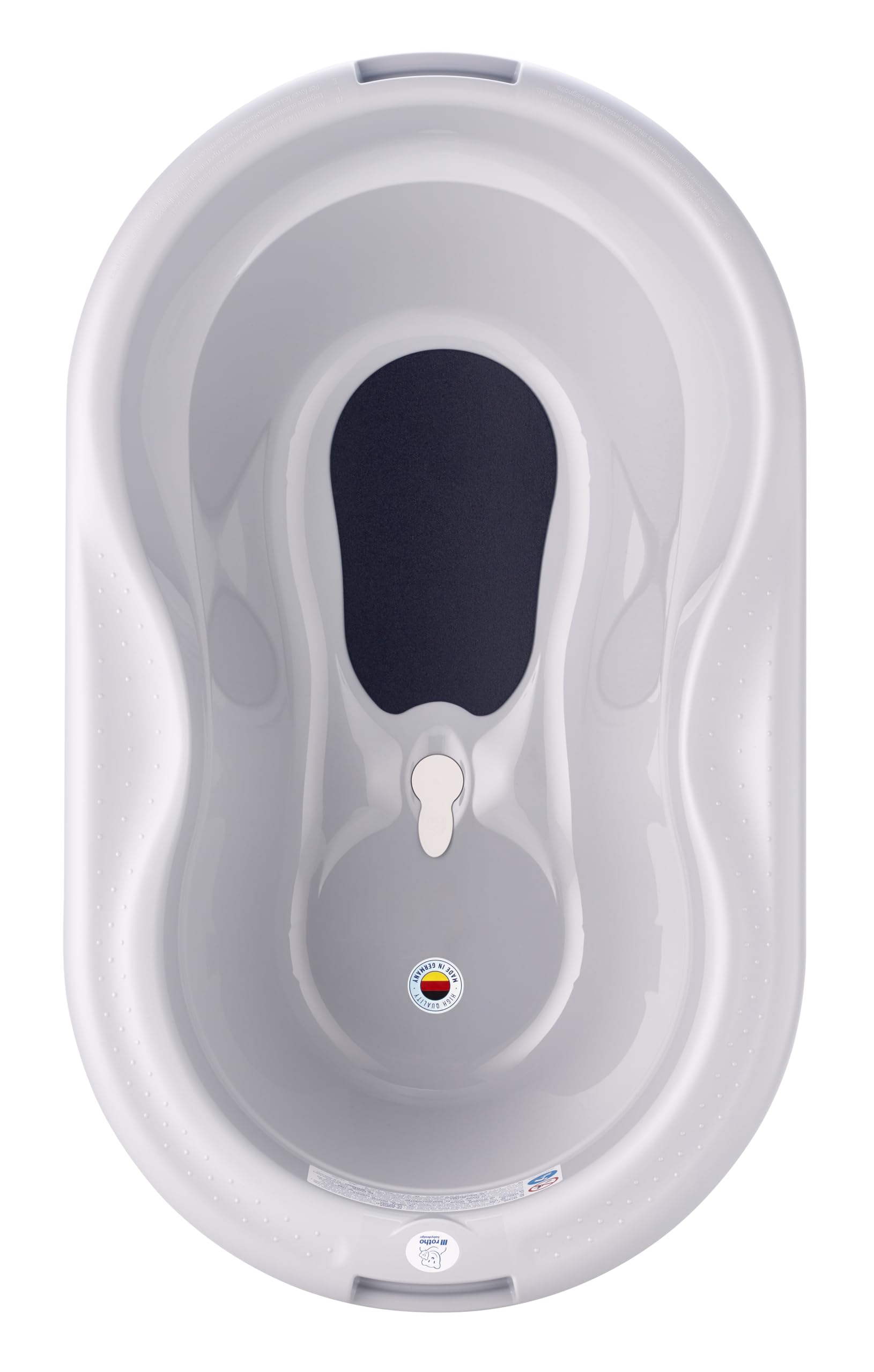 rotho-babydesign-top-badewanne-recycelt-grau-babybadewanne-mit-st-psel image 3