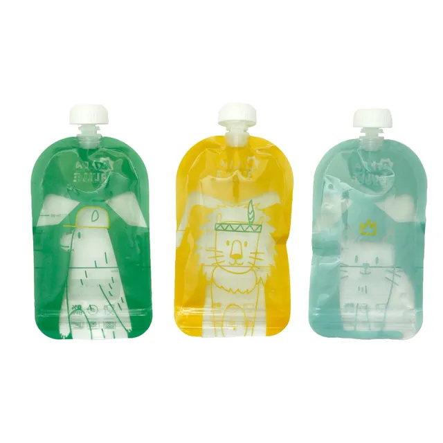 badabulle-wiederverwendbare-quetschbeutel-15x150ml-mehrfarbig image 1