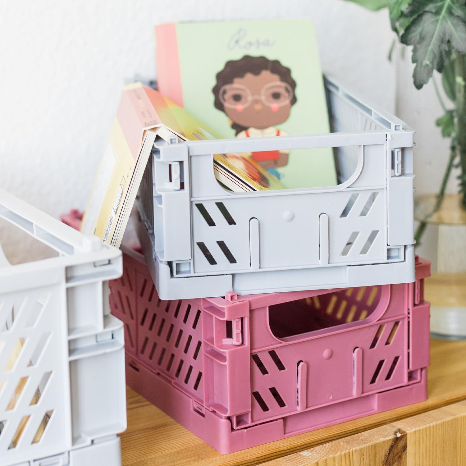 kindsgut-aufbewahrungsboxen-clara-3er-set-faltbar-stapelbar image 1
