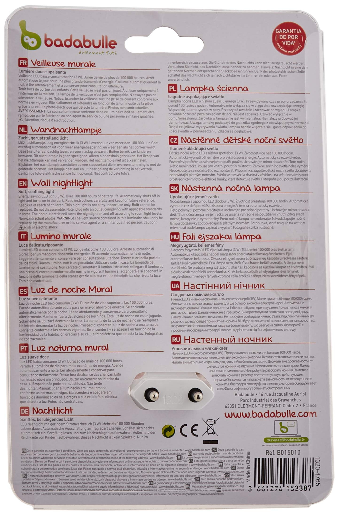 badabulle-led-nachtlicht-baby-f-r-steckdose-rosa-mit-schirm-und-tag-nacht-automa image 4