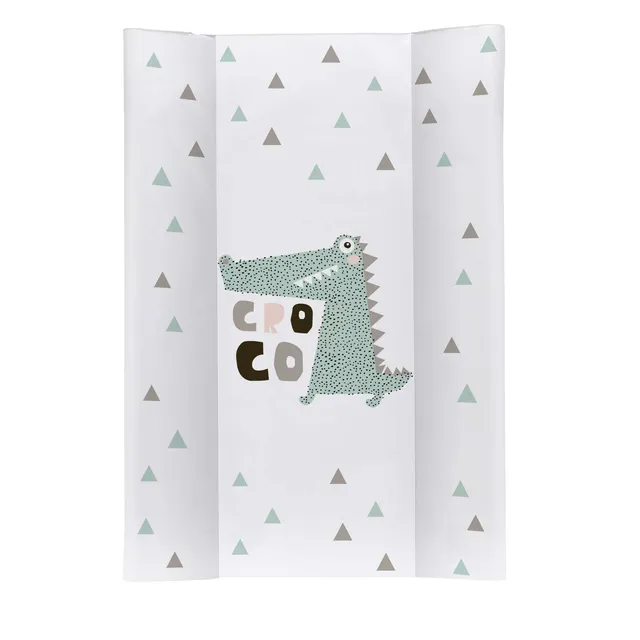 rotho-babydesign-keil-wickelauflage-cheeky-croco-70x50x10-cm-krokodil-motiv image 1