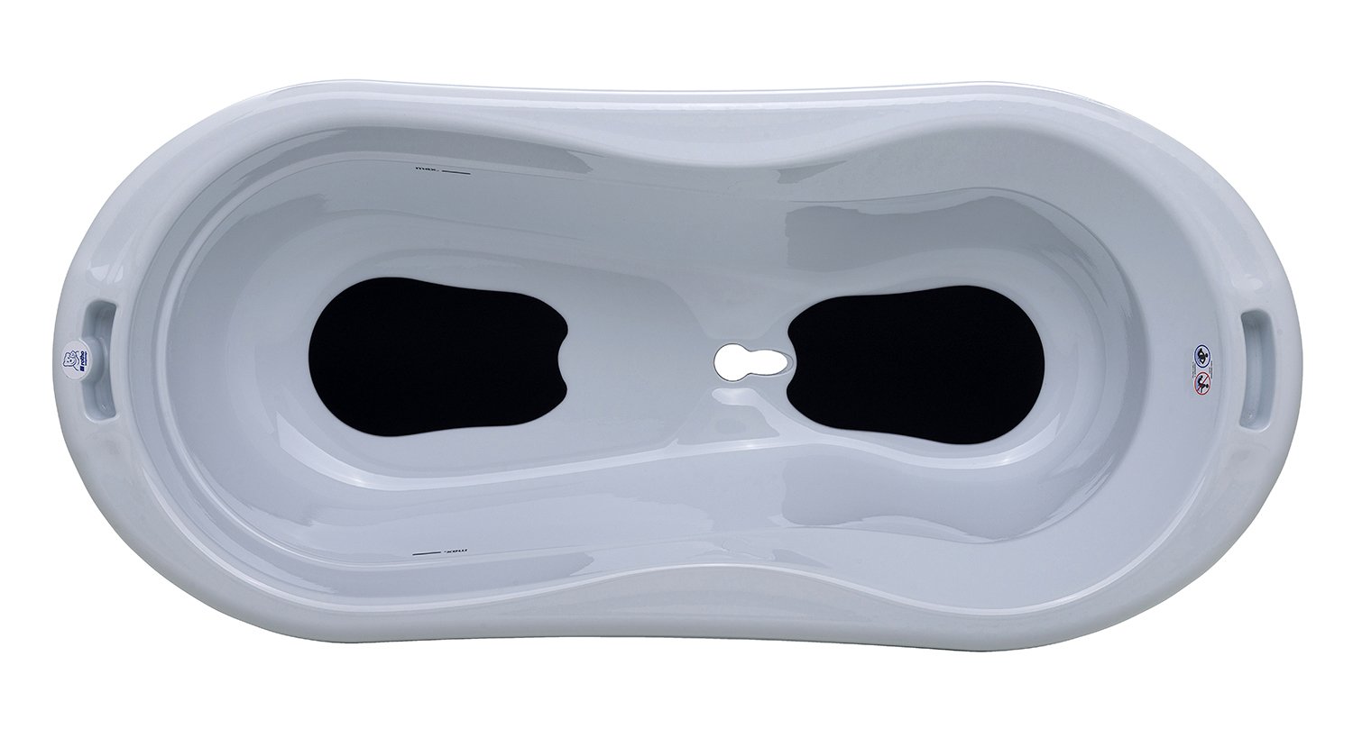 rotho-babydesign-top-xtra-badestation-mit-wanne-und-st-nder-silber-wei image 2