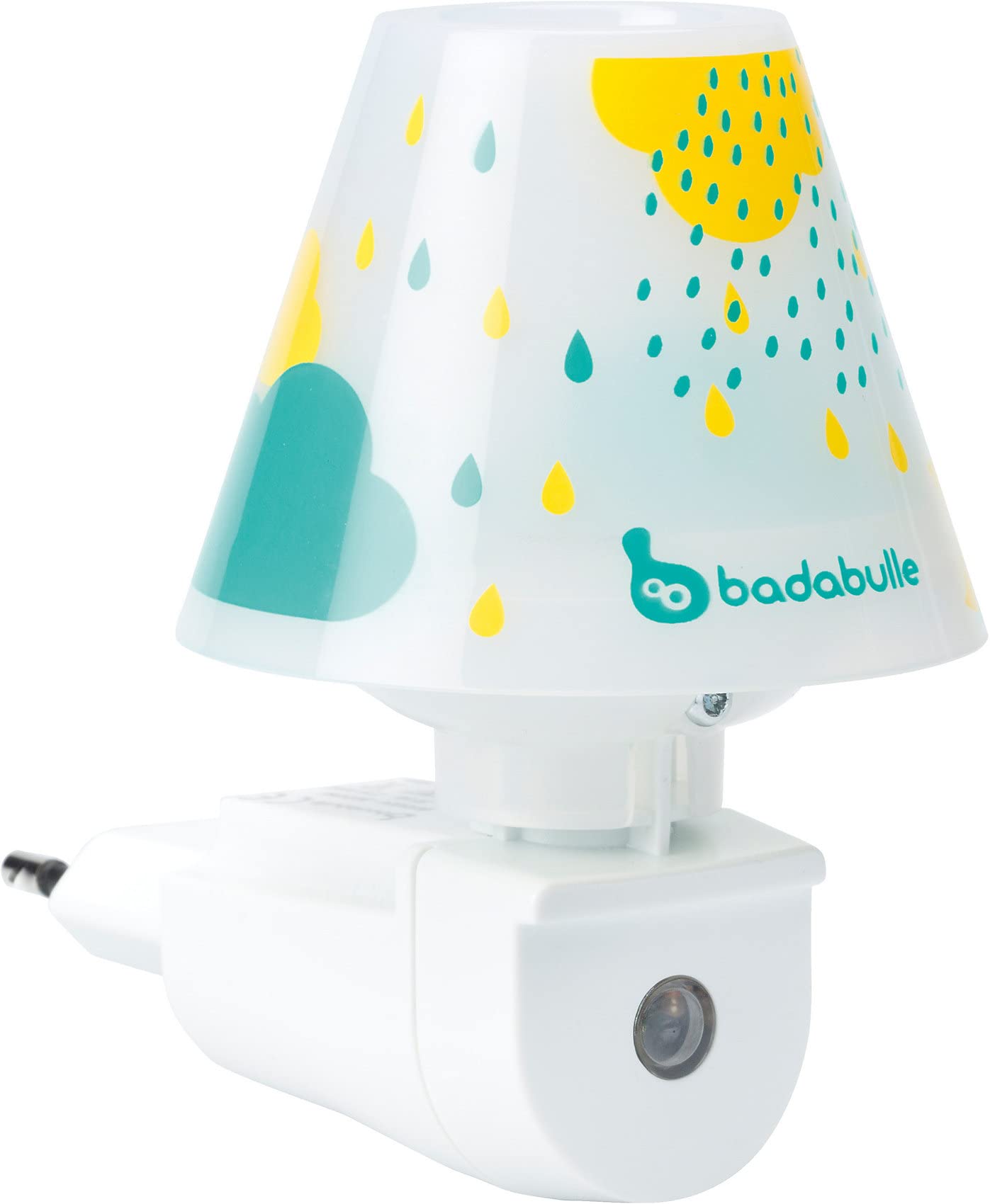 badabulle-led-nachtlicht-baby-f-r-steckdose-rosa-mit-schirm-und-tag-nacht-automa image 6