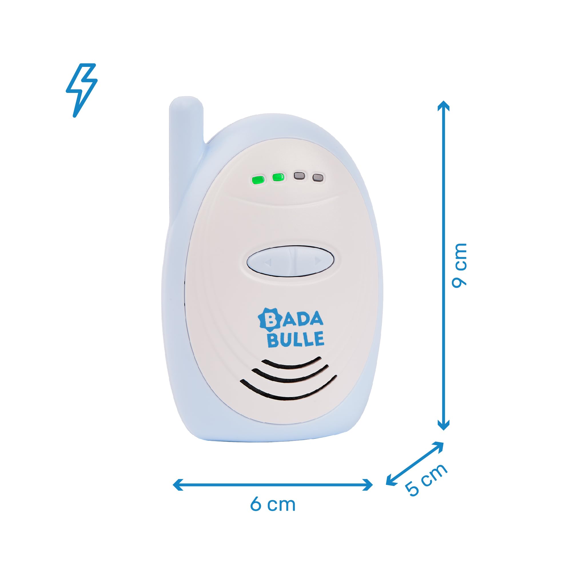badabulle-audio-babyphone-300-m-reichweite-mit-alarm-batterie-und-netzbetrieb image 7