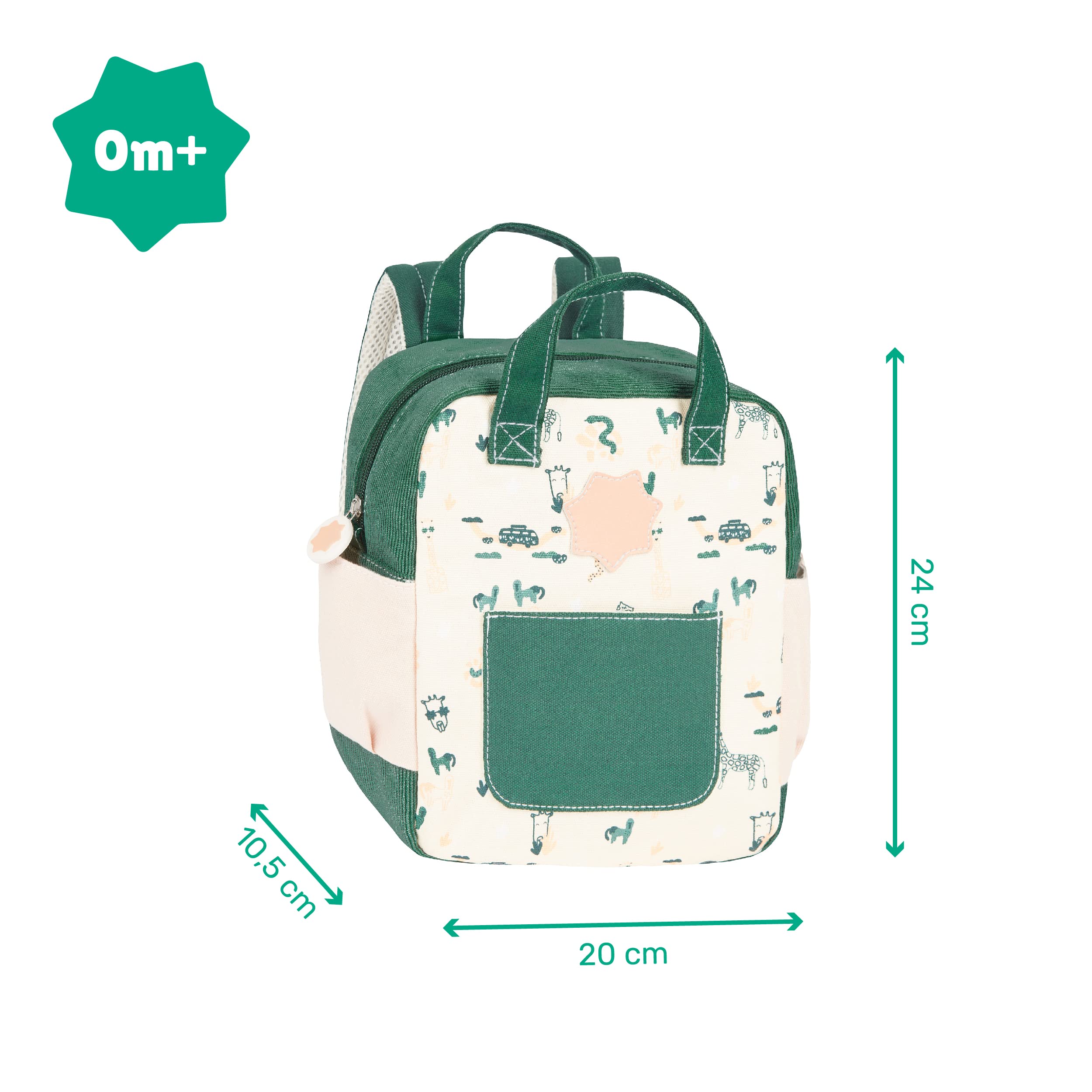 badabulle-kinderrucksack-safari-kita-rucksack-mit-namensetikett image 6