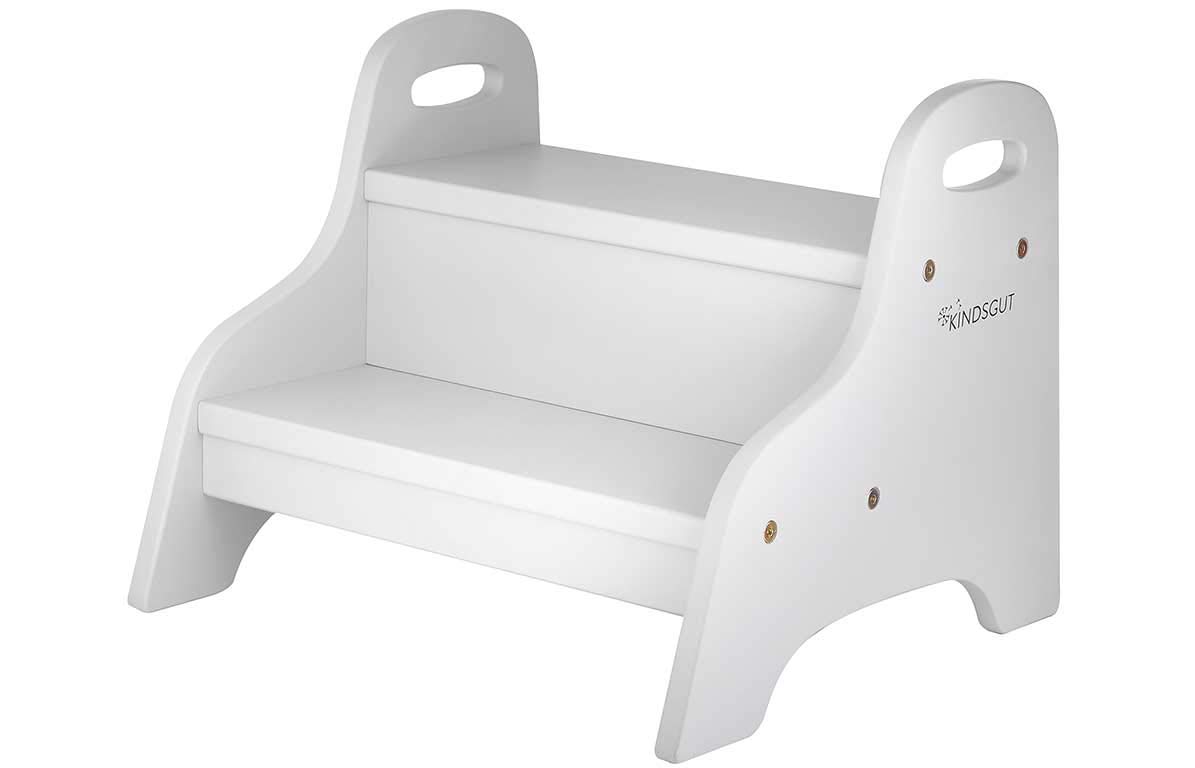 kindsgut-holztritt-tritt-hocker-2-stufen-hellgrau-40x33x37-cm image 7